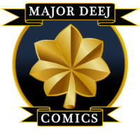 Major Deej Comics Logo